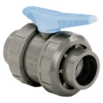 VALVULA PVC ENCOLAR ASIENTO PTFE 50MM