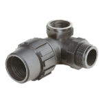 FITTING CODO MACHO 3 SALIDAS 25MM-3/4"-1/2"