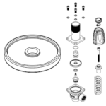 MEMBRANA VALVULA REG. IMC-23