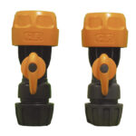 RACOR PORTAMANGUERAS CON GRIFO 19 MM